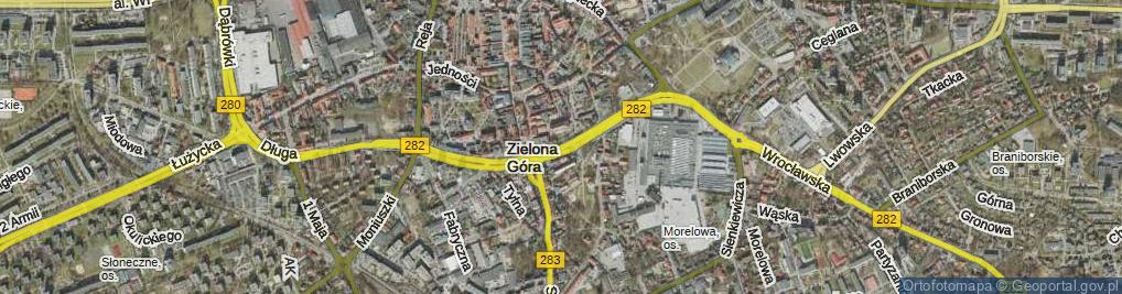 Zdjęcie satelitarne Aleja Konstytucji 3 Maja al.